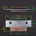 DAA237E1/BJ7593A1 OTIS مصعد باب الحذاء 80*35MM